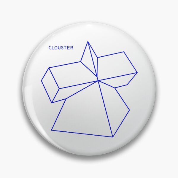 Item preview, CLOUSTER geometry blue designed and sold by clouster-studio.