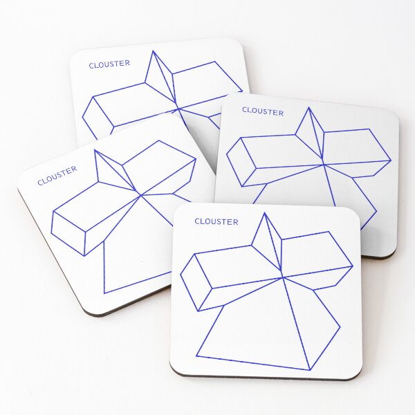 Item preview, CLOUSTER geometry blue designed and sold by clouster-studio.