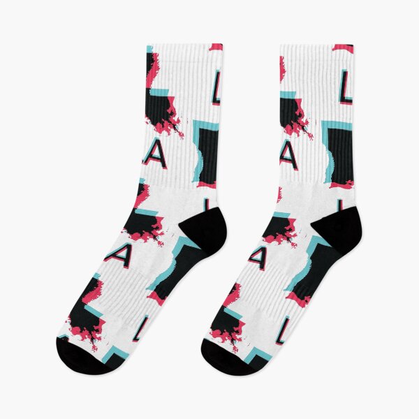 Item preview,  Tik Tok glitch aesthetic Modern Social Media Style LOUISIANA Map  designed and sold by pelagio.
