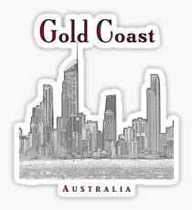Gold Coast, Queensland, Australia – Skyline - Seaside Resort Sticker