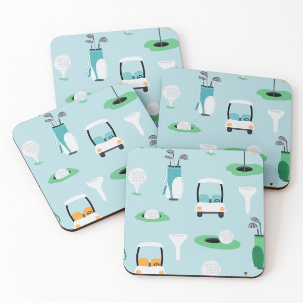 Item preview, On the Golf Course On Blue designed and sold by SamAnnDesigns.