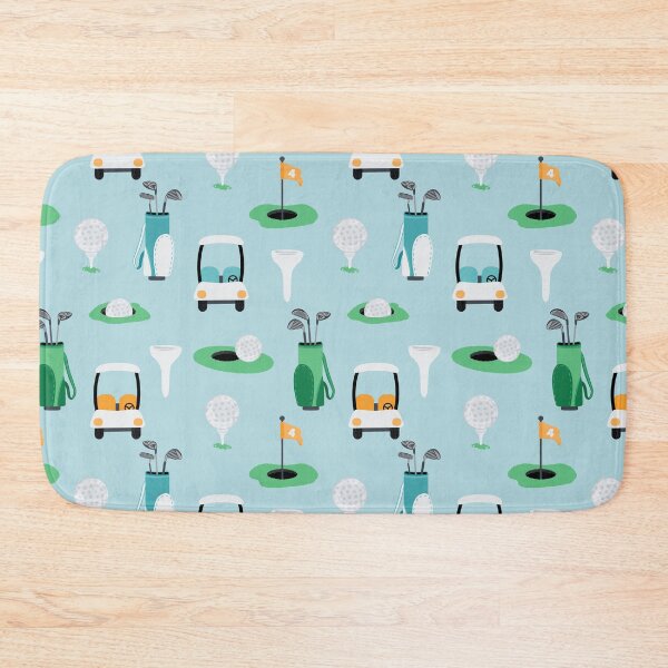 Item preview, On the Golf Course On Blue designed and sold by SamAnnDesigns.