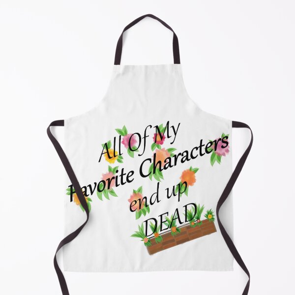 Item preview, All My Favorite Characters End Up Dead (pink and orange flowers) designed and sold by DruidOcelotArt.