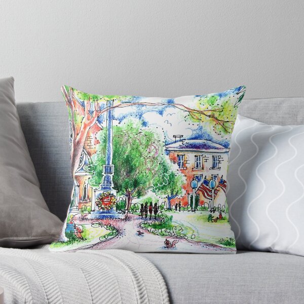 Item preview, Natick USA. Memorial Day on the Common designed and sold by ErinHillStudio.