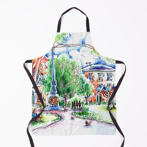 Item preview, Natick USA. Memorial Day on the Common designed and sold by ErinHillStudio.