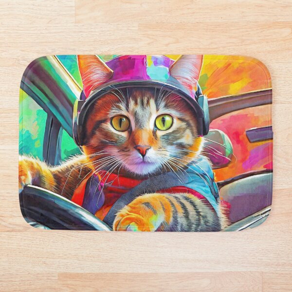 Item preview, Funny Cute Cat Driver - Experienced driver designed and sold by patternjp.