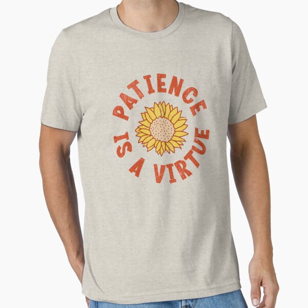 Item preview, patience is a virtue good vibes sunflower summer designed and sold by INspireFD.