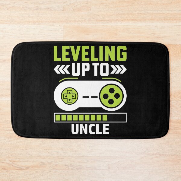 Item preview, Leveling up to Uncle, video gamer soon to be uncle designed and sold by Dapper-Art.