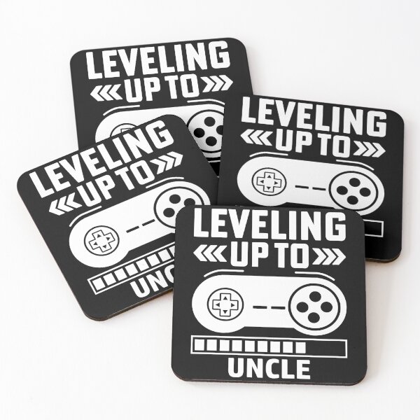 Item preview, Leveling up to Uncle, video gamer soon to be uncle designed and sold by Dapper-Art.