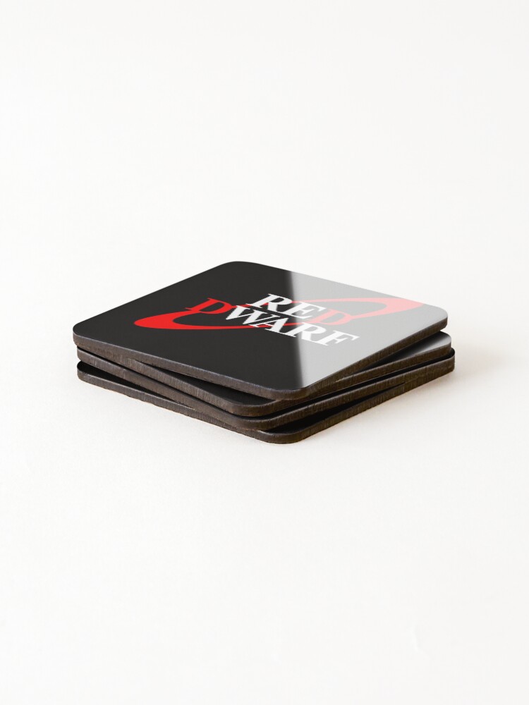 Thumbnail 4 of 5, Coasters (Set of 4), Red Dwarf Logo designed and sold by Rochelddleton.