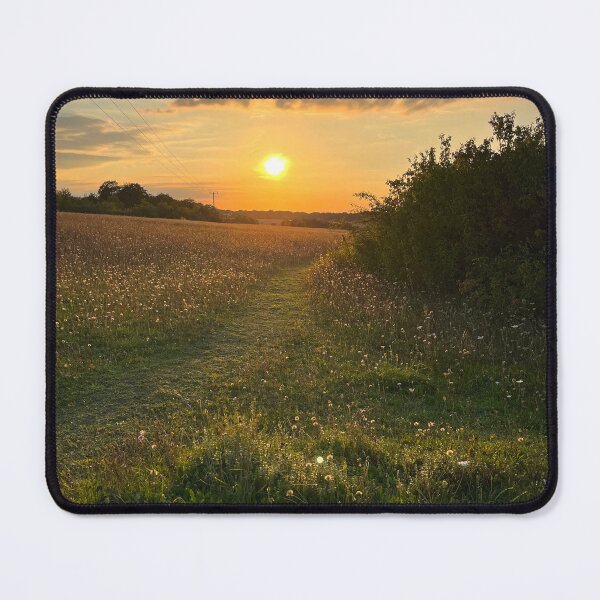 Item preview, Sunset over a field designed and sold by Fantacaroo Designs.