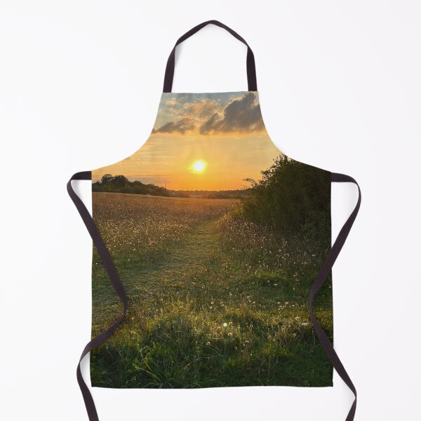 Item preview, Sunset over a field designed and sold by Fantacaroo Designs.