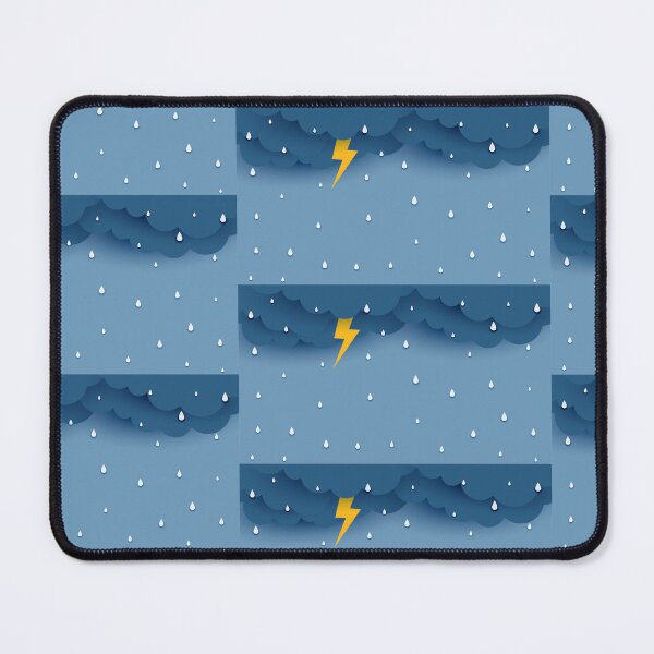Item preview, Thunderstorm: Dark Clouds with Rainfall and Thunder Flash Background designed and sold by hjian8219.
