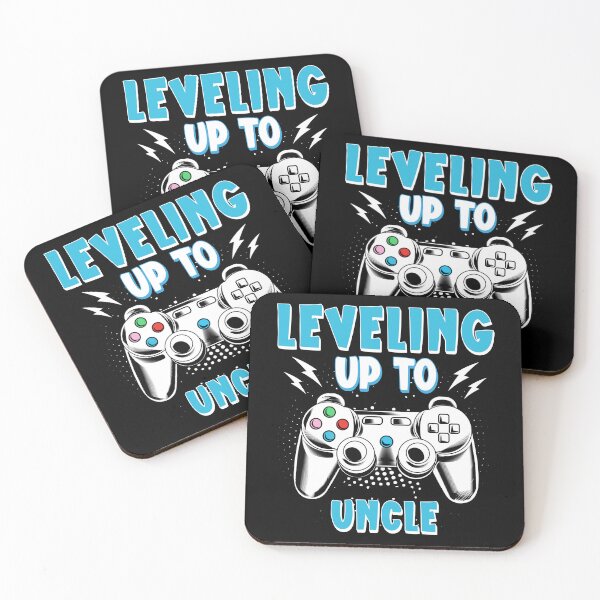 Item preview, Leveling up to Uncle, video gamer soon to be uncle designed and sold by Dapper-Art.
