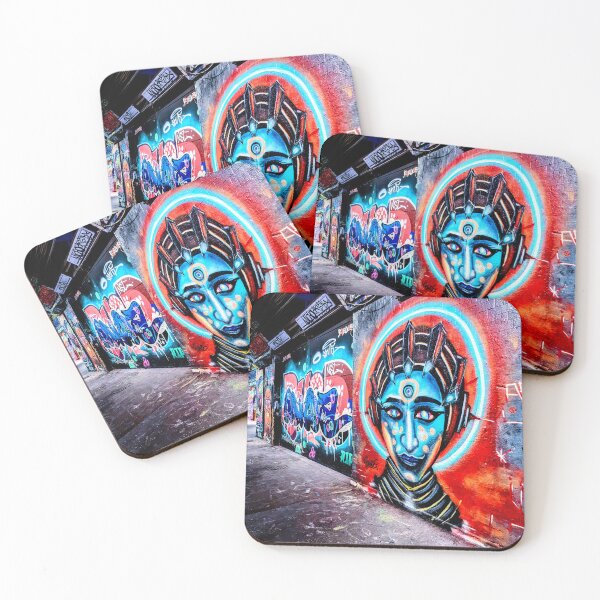 Item preview, Futuristic Mural Glows Beneath London designed and sold by Cullen Curnow.