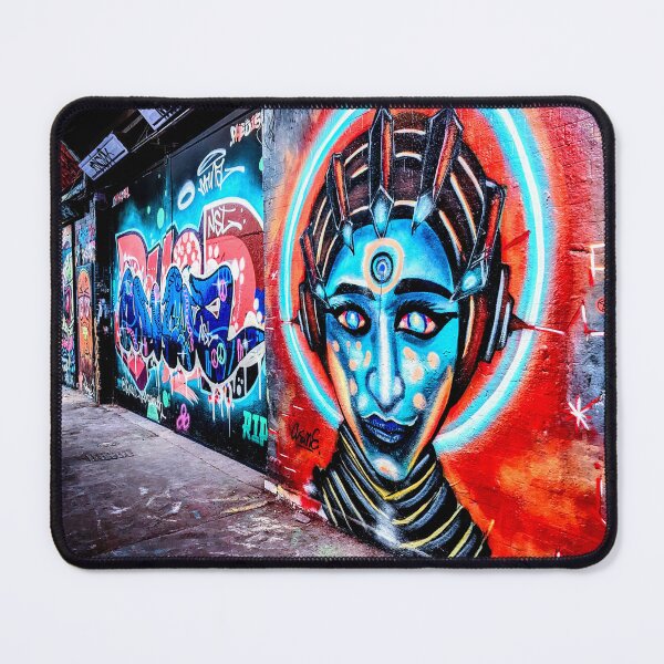 Item preview, Futuristic Mural Glows Beneath London designed and sold by Cullen Curnow.