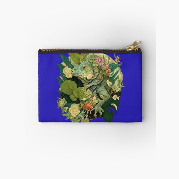 Item preview, A beautiful iguana among tropical flowers.  designed and sold by Natalia-Vlad.