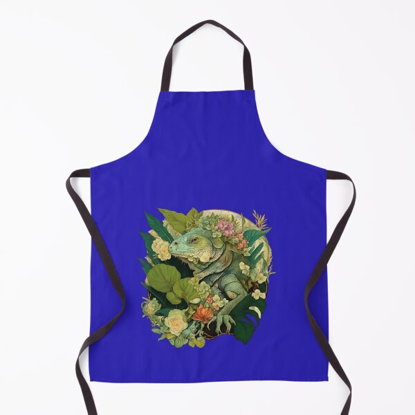 Item preview, A beautiful iguana among tropical flowers.  designed and sold by Natalia-Vlad.