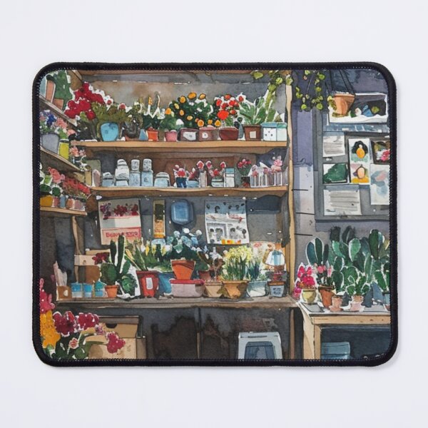 Item preview, watercolour flower shop designed and sold by YourGrowth.