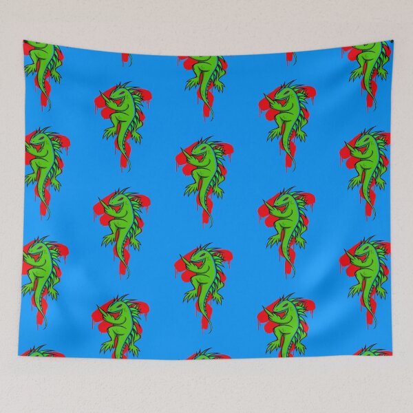 Item preview, Fed Up Green Iguana Flipping The Bird Design designed and sold by EZPAINT.