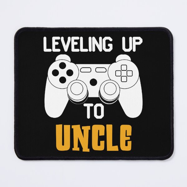 Item preview, Leveling up to Uncle, video gamer soon to be uncle designed and sold by Dapper-Art.