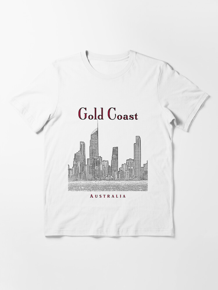 "Gold Coast, Queensland, Australia Skyline Seaside Resort" Tshirt