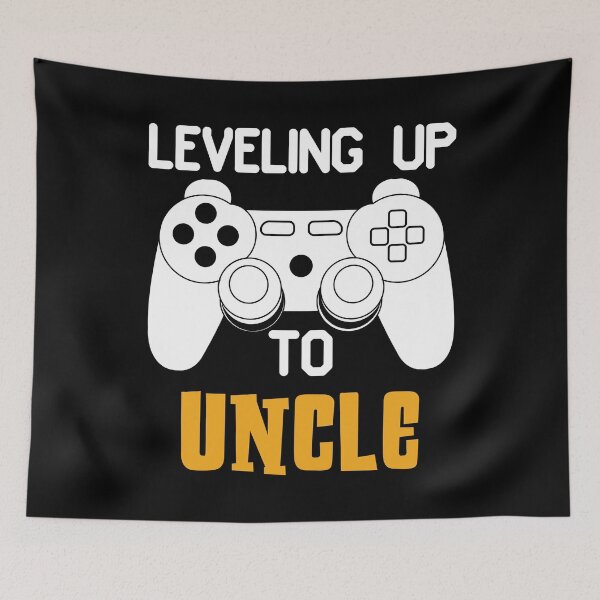 Item preview, Leveling up to Uncle, video gamer soon to be uncle designed and sold by Dapper-Art.