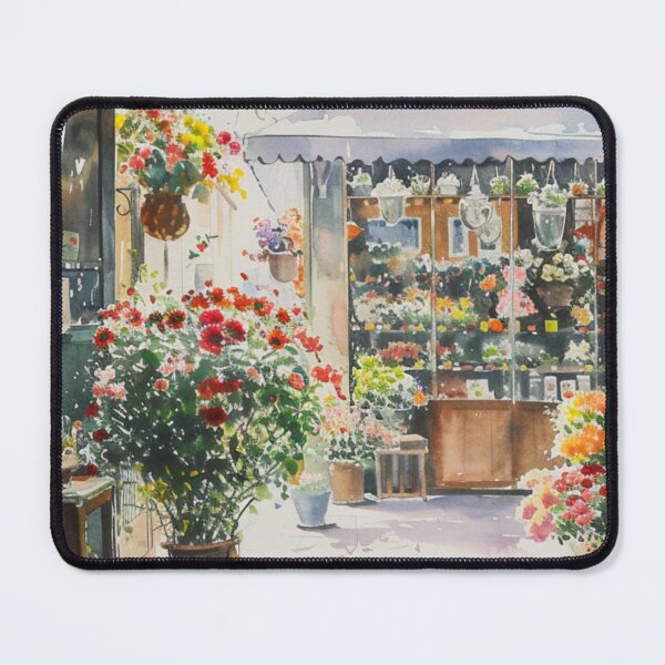 Item preview, Flower Shop in Watercolours  designed and sold by YourGrowth.