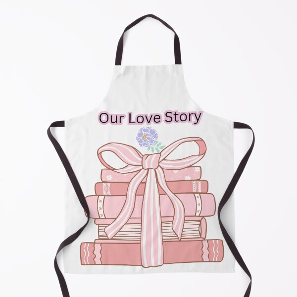 Item preview, Our Love Story: coquette design with books wrapped in a bow, pink designed and sold by TaraTs.