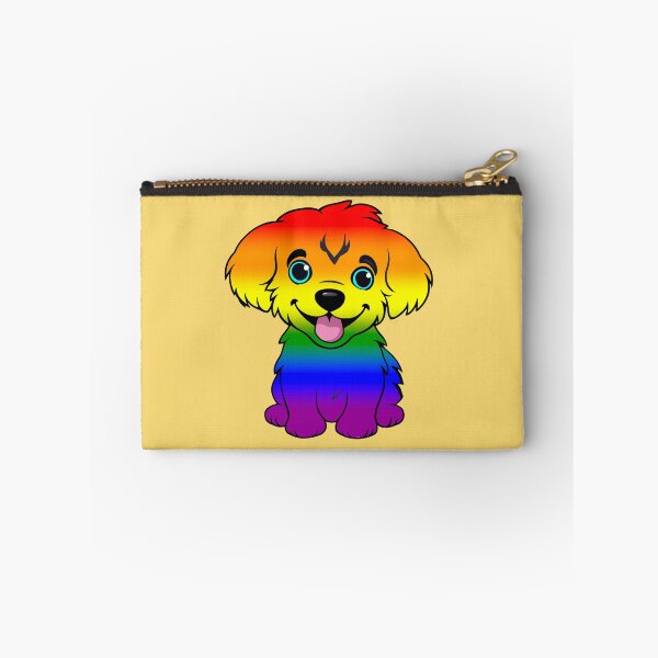 Item preview, Cute LGBTQIA+ Pride Flag Puppy, Subtle Rainbow Kawaii Dog Design designed and sold by Travelslightly.
