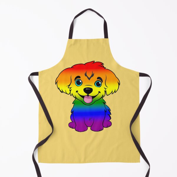 Item preview, Cute LGBTQIA+ Pride Flag Puppy, Subtle Rainbow Kawaii Dog Design designed and sold by Travelslightly.