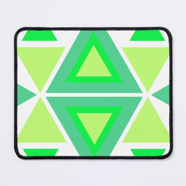 Item preview, Green Geometric Triangle Pattern designed and sold by designlee.