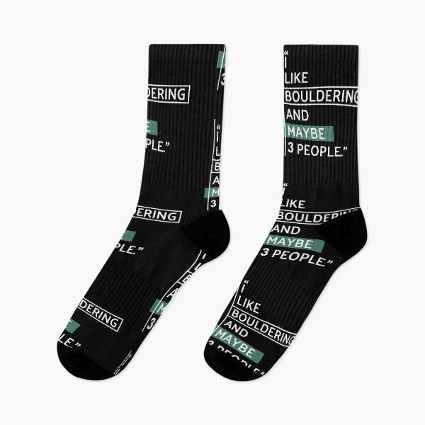 Item preview, I Like Bouldering and Maybe 3 People designed and sold by MaryAller.