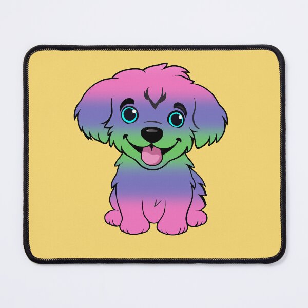 Item preview, Cute Trigender Pride Flag Puppy, Subtle Trigender Kawaii Dog Design designed and sold by Travelslightly.
