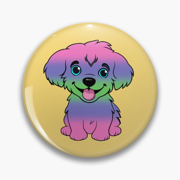 Item preview, Cute Trigender Pride Flag Puppy, Subtle Trigender Kawaii Dog Design designed and sold by Travelslightly.