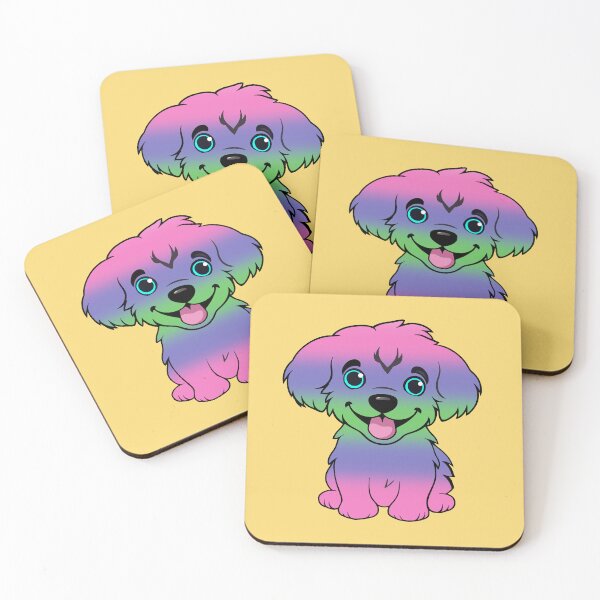 Item preview, Cute Trigender Pride Flag Puppy, Subtle Trigender Kawaii Dog Design designed and sold by Travelslightly.