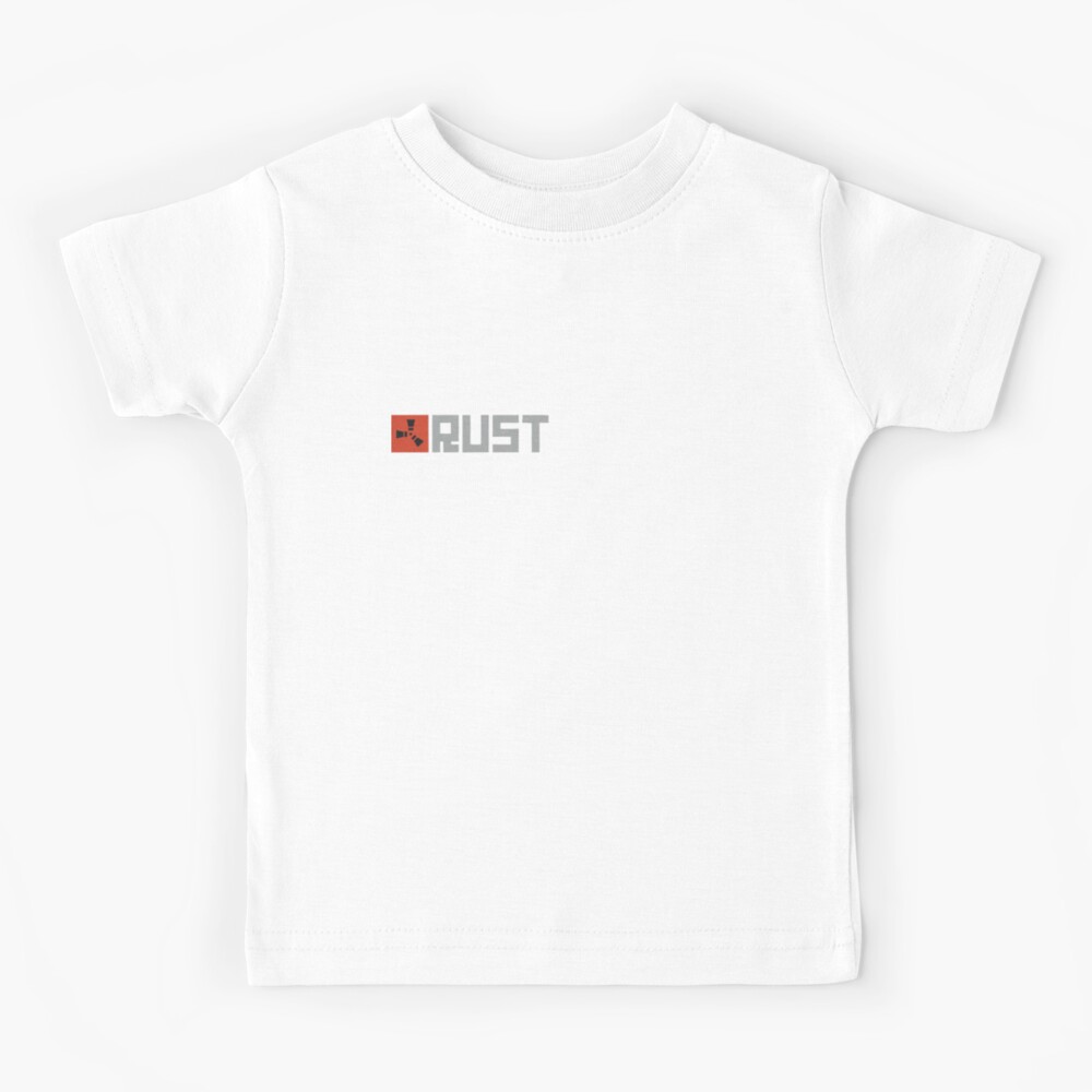 Rust Logo Kids T Shirt By Chunkieminer Redbubble - roblox rust t shirt