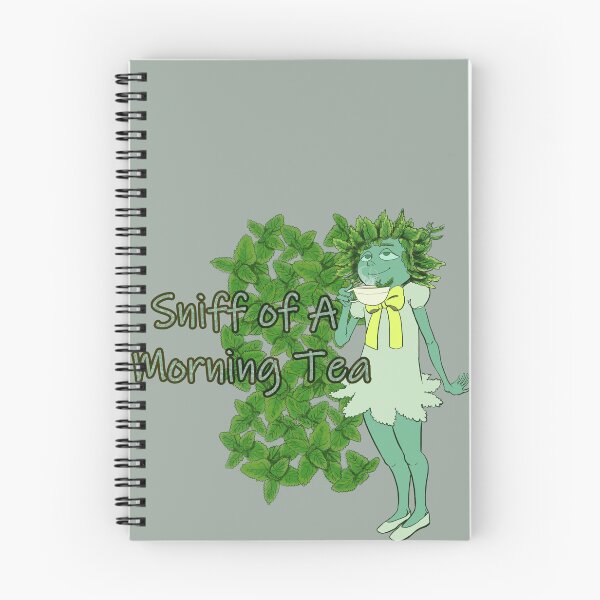 Item preview, Minttea having a sniff a good mint tea designed and sold by KunBAArtWork.