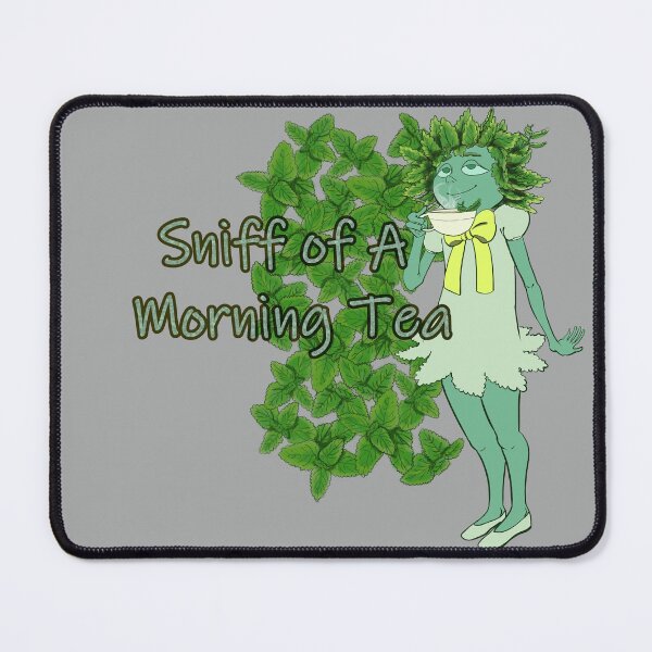 Item preview, Minttea having a sniff a good mint tea designed and sold by KunBAArtWork.