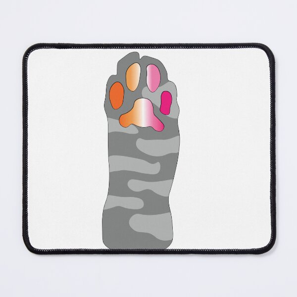 Item preview, Grey Tabby Cat Paw Lesbian Toe Beans designed and sold by TobyHaunts.