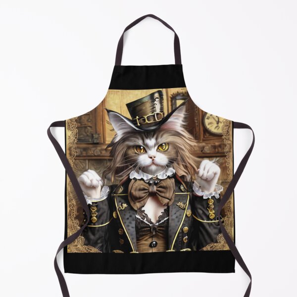 Item preview, Victorian steampunk Maine coon cat designed and sold by Astralia.