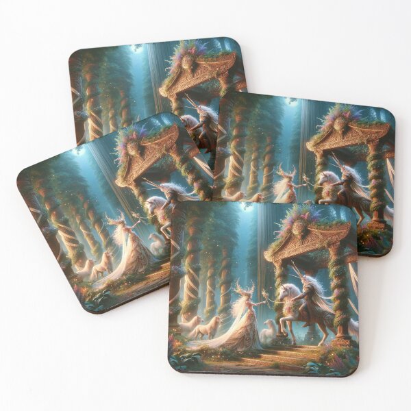 Item preview, Enchanted Elven Proposal in Ancient Forest designed and sold by Fantasy Horseys.