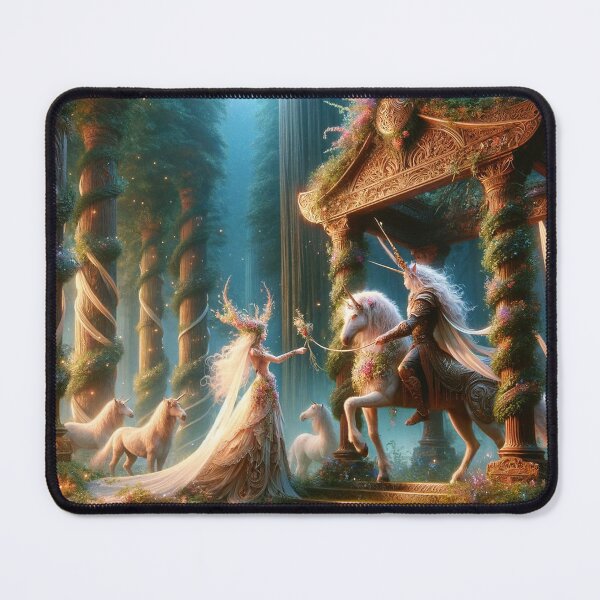 Item preview, Enchanted Elven Proposal in Ancient Forest designed and sold by Fantasy Horseys.