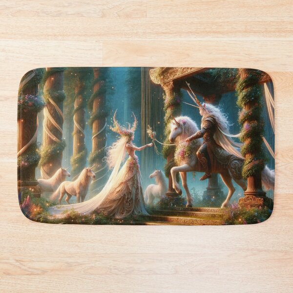 Item preview, Enchanted Elven Proposal in Ancient Forest designed and sold by Fantasy Horseys.