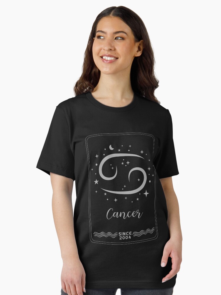 Thumbnail 1 of 7, Essential T-Shirt, Sign Cancer, since 2004 designed and sold by Numbers-Art.