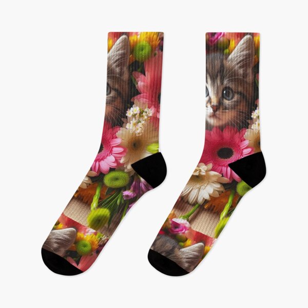 Item preview, Floral Feline designed and sold by Lorets-Designs.