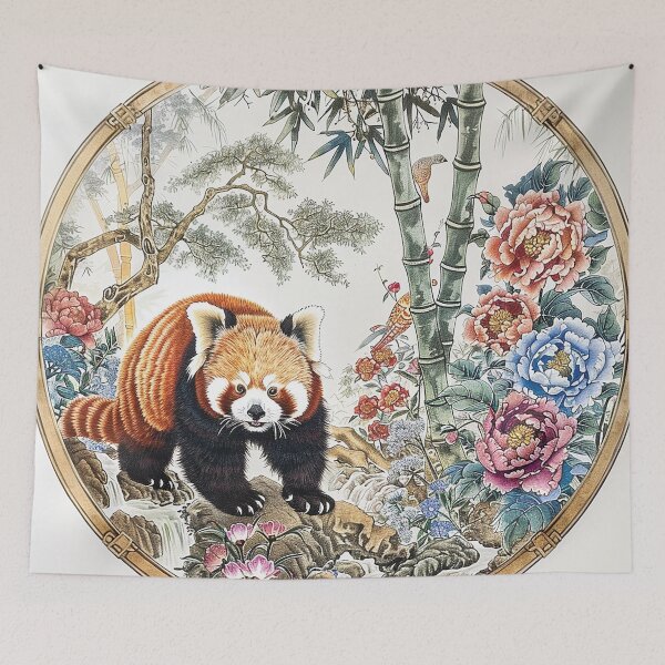Item preview, Panda rosso | Arte cinese designed and sold by Cris888.