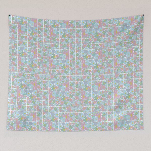Item preview, Groovy Retro Inspired Spring Floral Print designed and sold by sekretsquirrl.