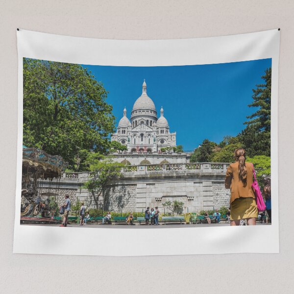 Item preview, View of Sacre Coeur Basilica cathedral, Montmartre Paris designed and sold by dvoevnore.