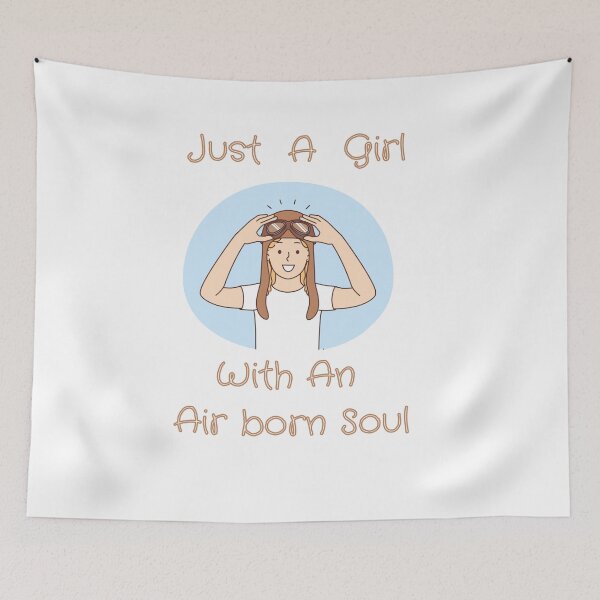 Item preview, just a girl with an airborn soul designed and sold by taritingle.